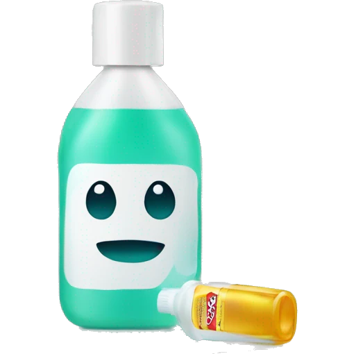 mouthwash bottle emoji