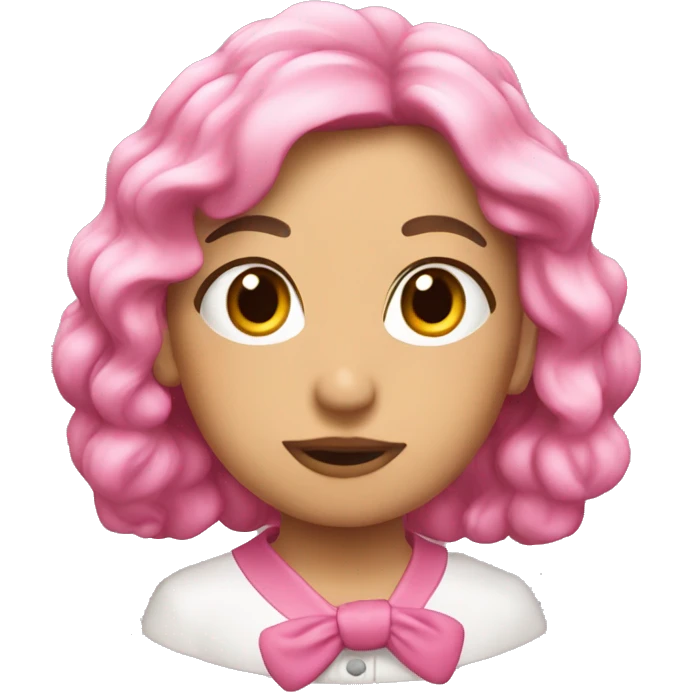Lazo rosa clarito  emoji