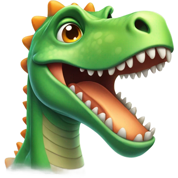Happy Dino emoji