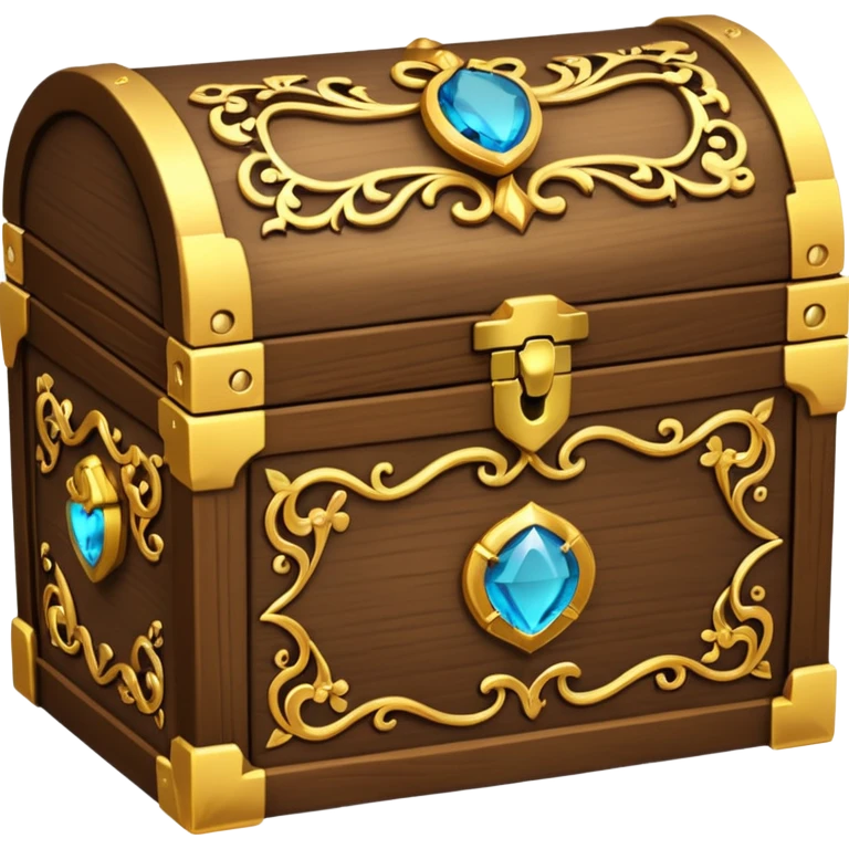 tresure box with motifs emoji