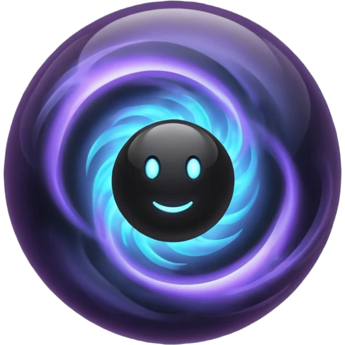 black magic sphere emoji