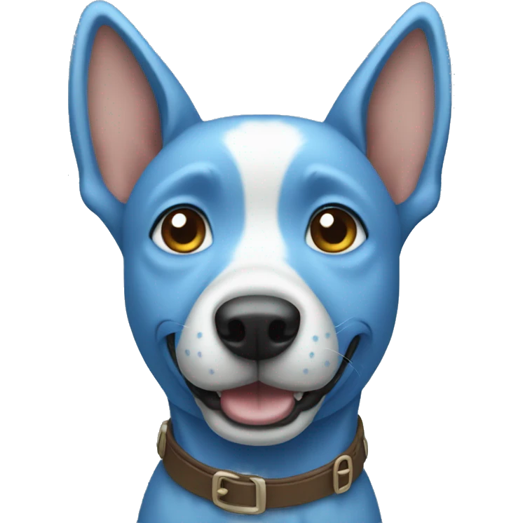 blue dog emoji