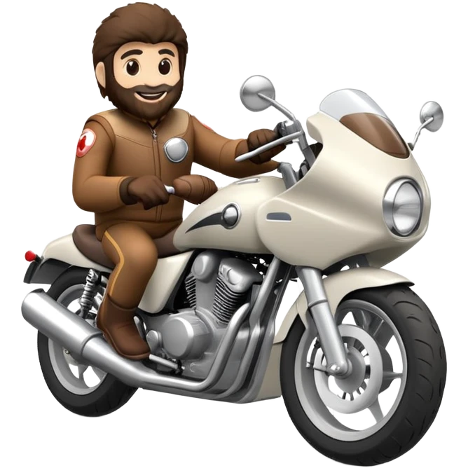 Mono en motocicleta emoji