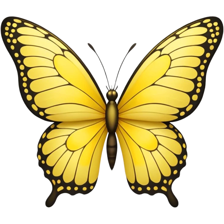 yellow butterfly emoji
