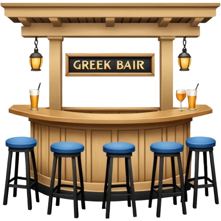 Greek bar emoji