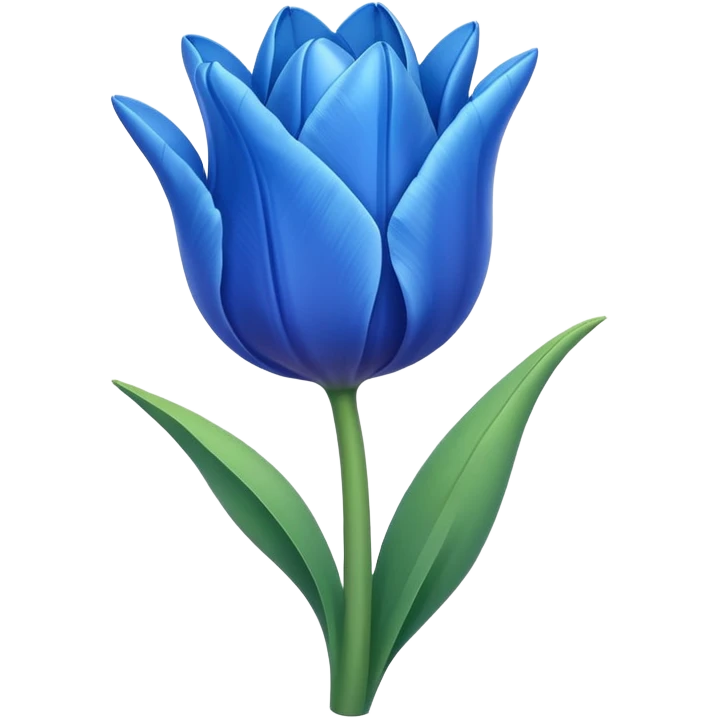 گل لاله آبی emoji