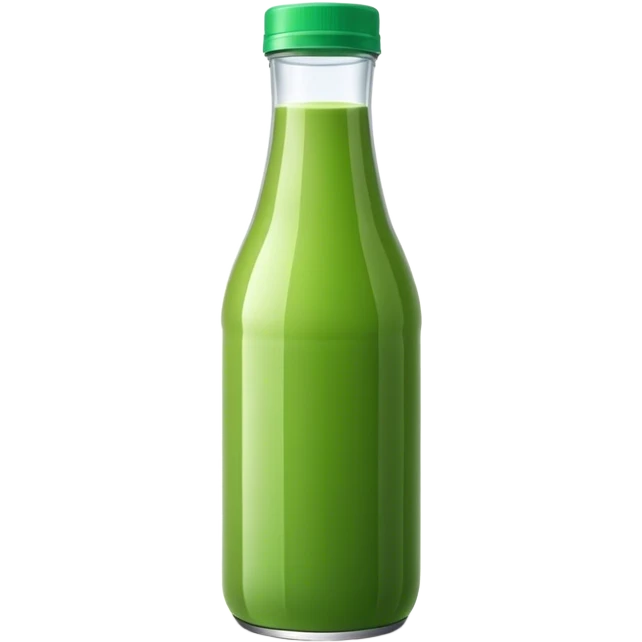Green juice bottled  emoji