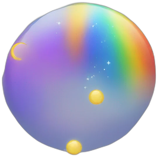 rainbow moon' emoji