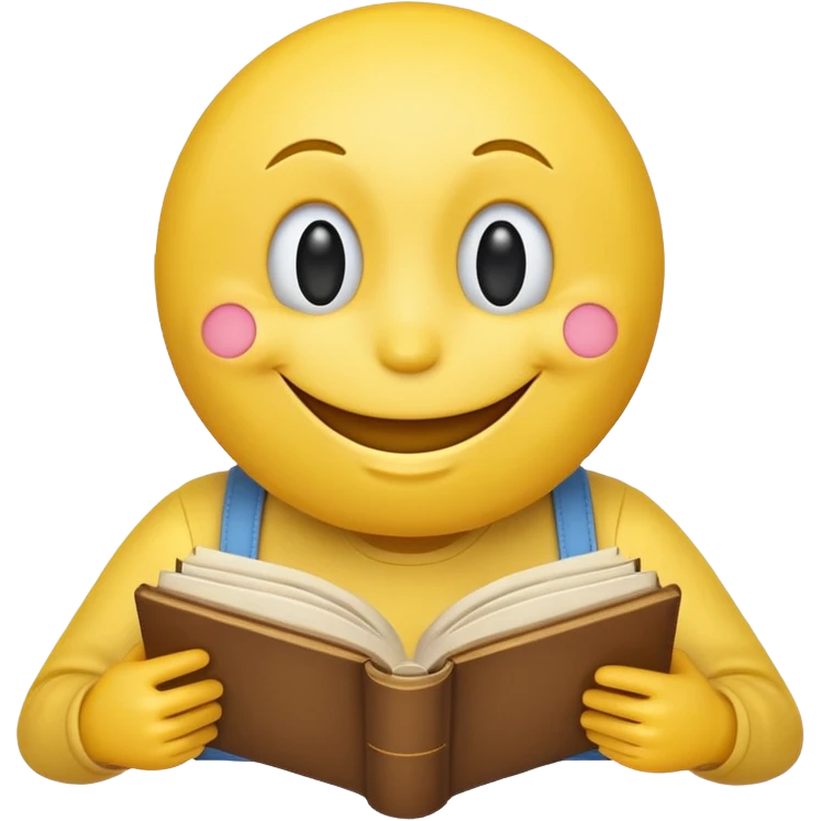 A emoji with a book in its hands like these but combined 😁📖 emoji