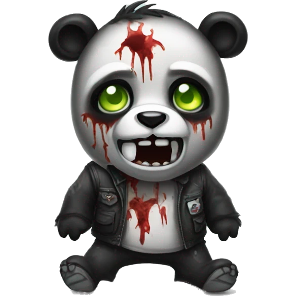 panda zombie emoji