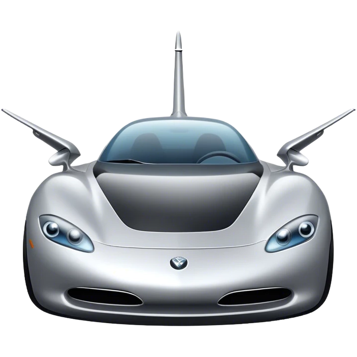 Car with jets emoji