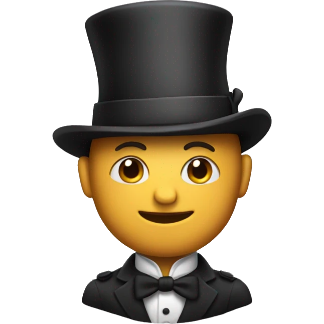 Nezko with a top hat emoji