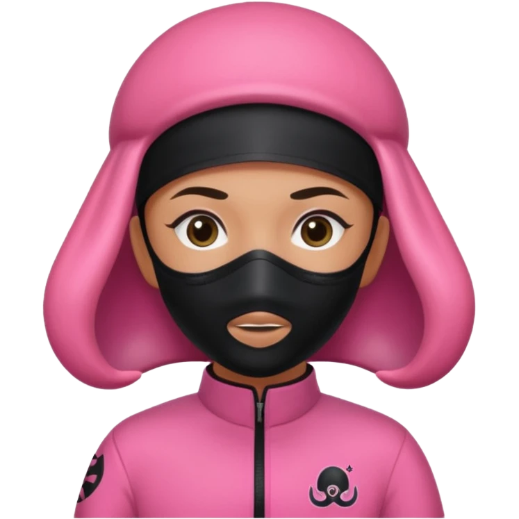 squid game pink character  emoji