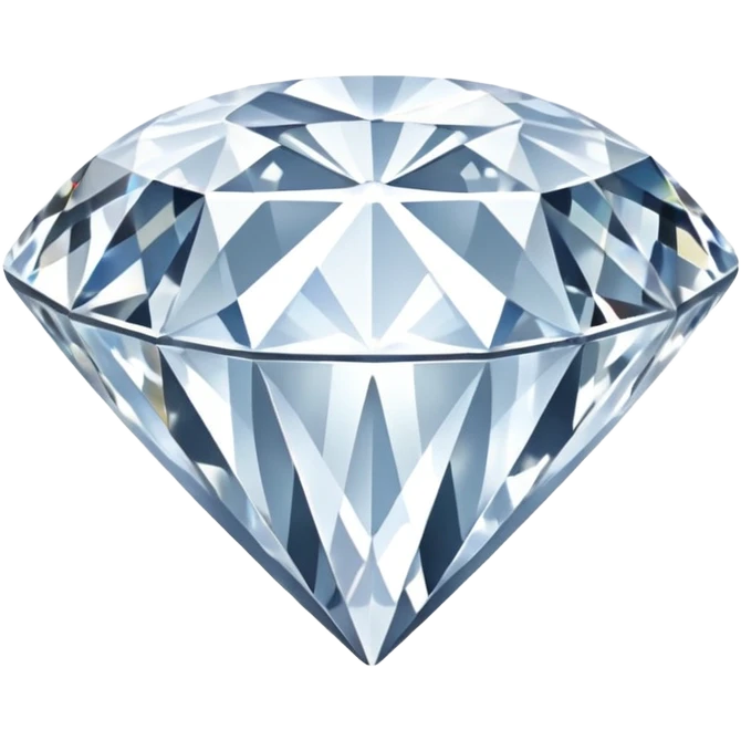 Color pure White diamond emoji