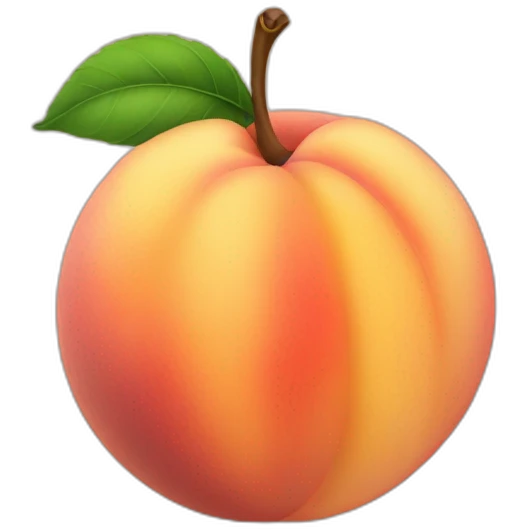 Peach emoji