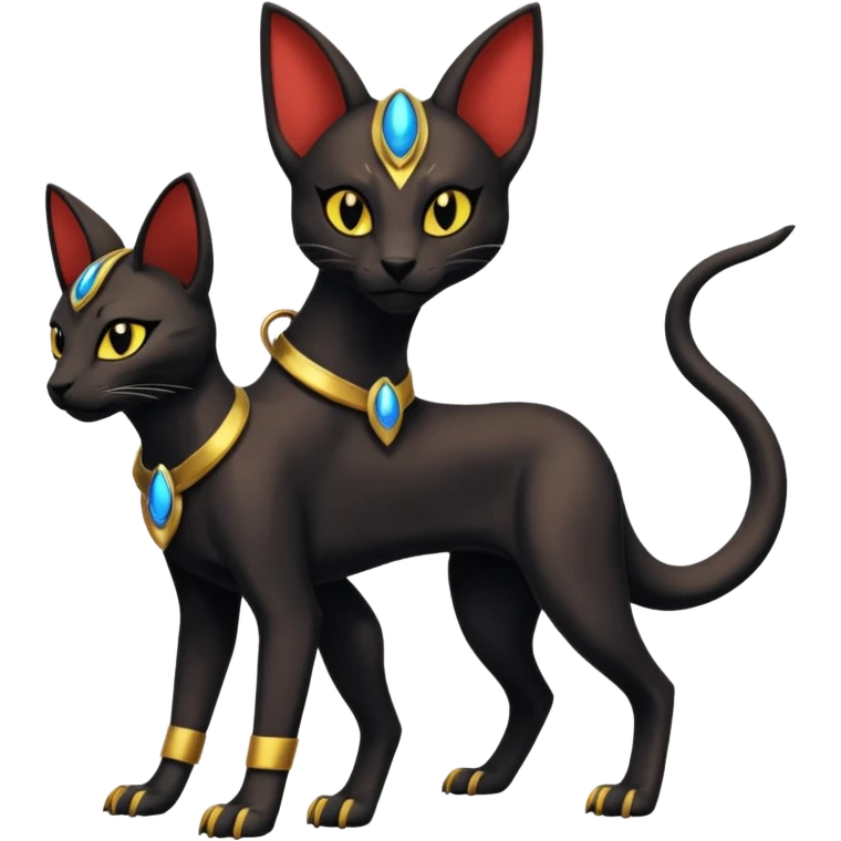 Bastet-Umbreon-Salandit-fusion emoji