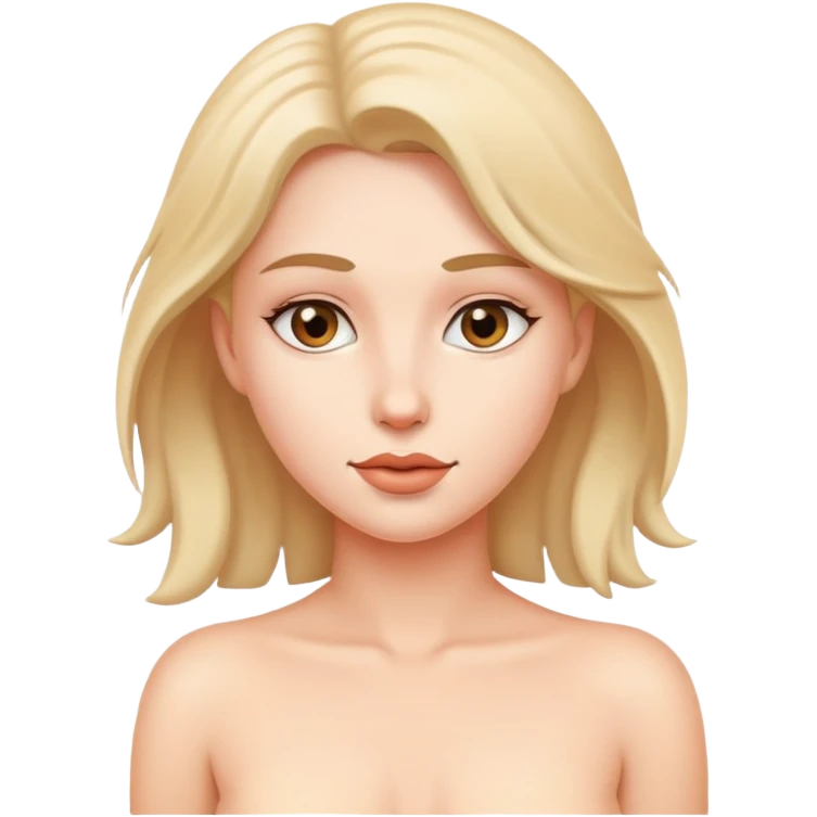 Голая девушка emoji