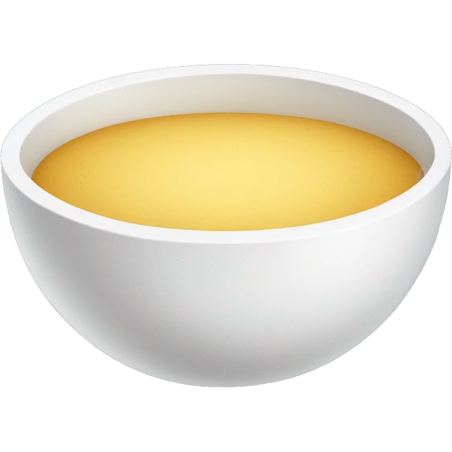 White bowl emoji