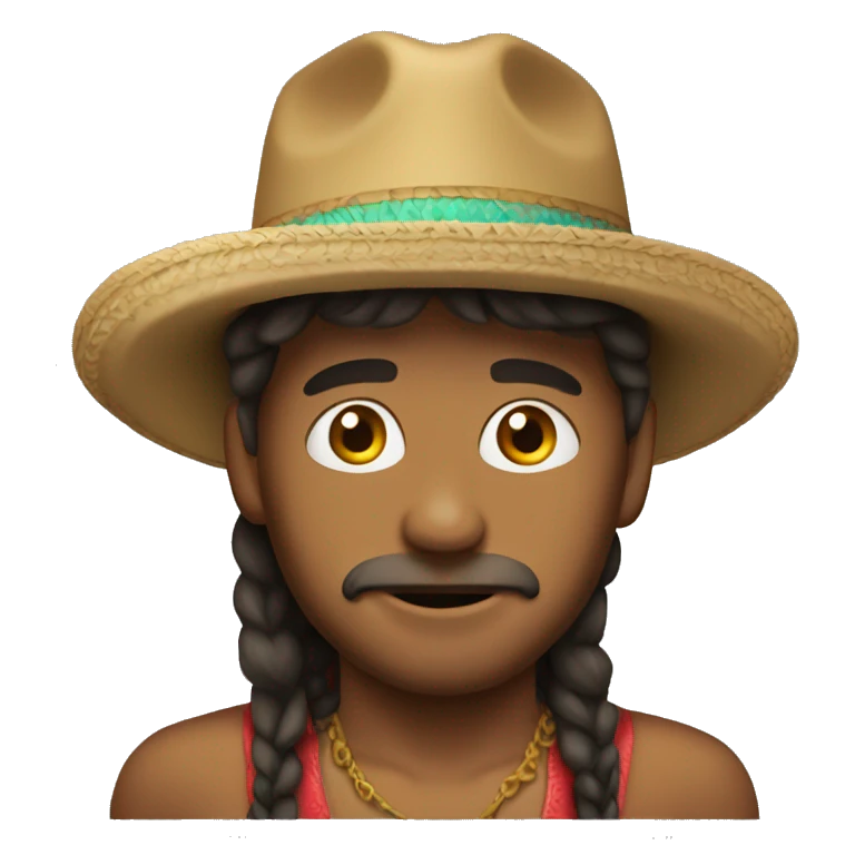Una rata con un sombrero emoji