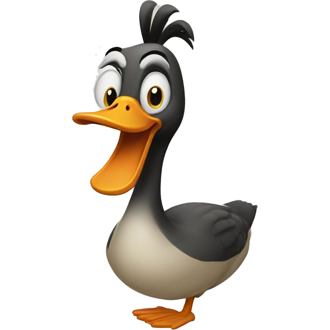 Silly goose emoji