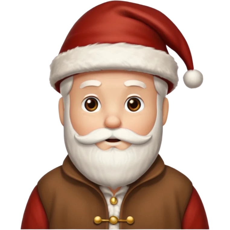 Santa in fall emoji