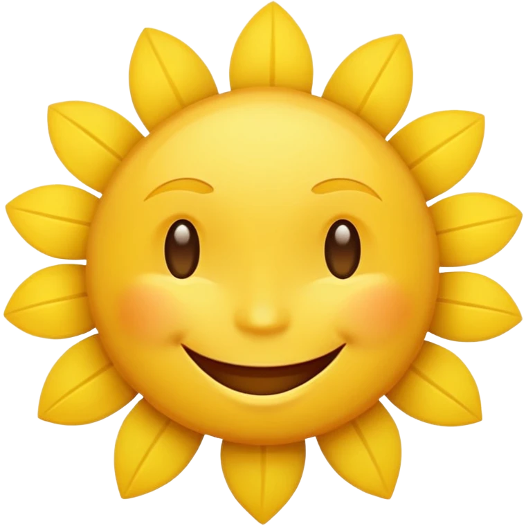 Lachende Sonne emoji
