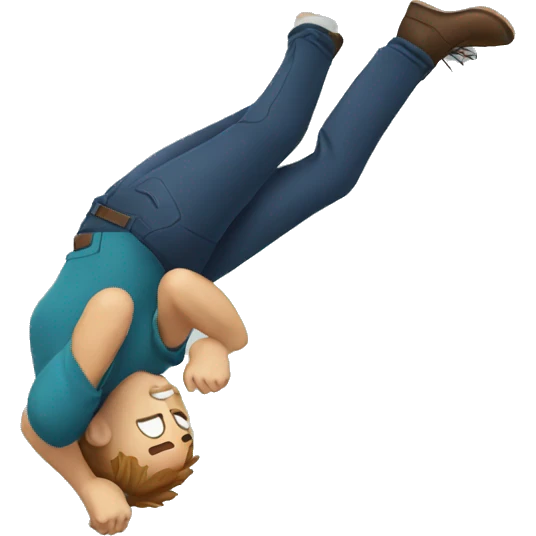 Fall down  emoji