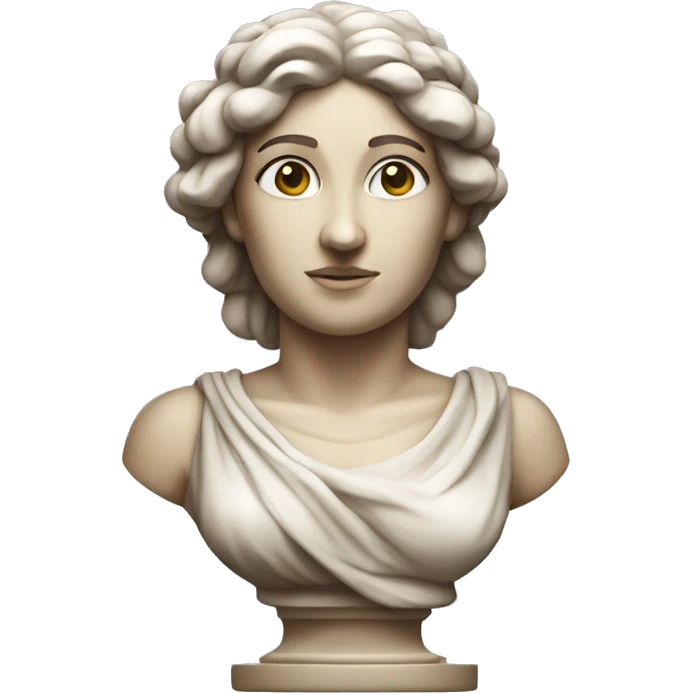 greek statue woman half torso emoji