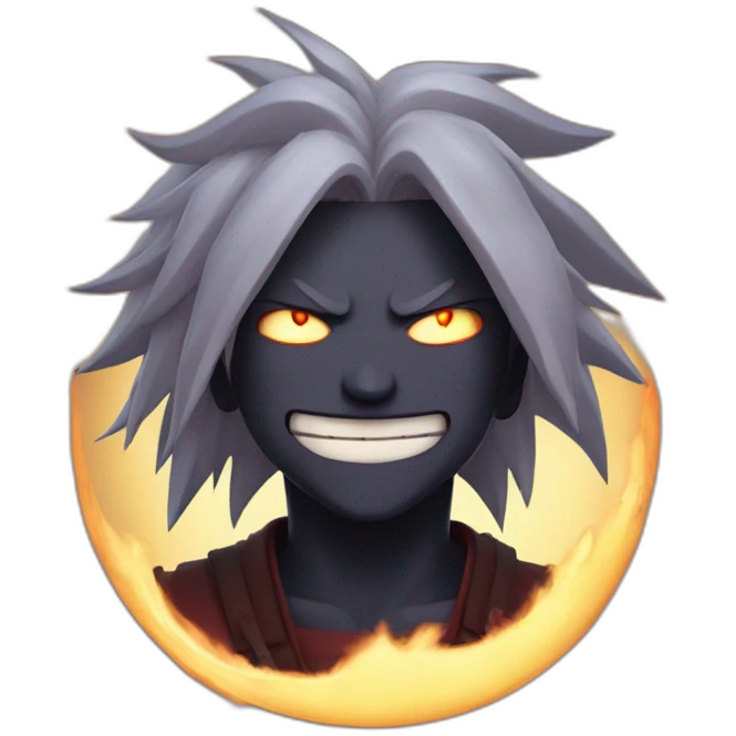 Madara with demon smile emoji
