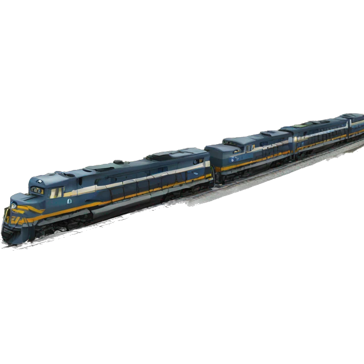 train running into mountain emoji