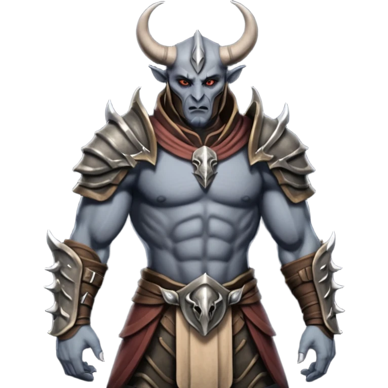 ESO male daedra, gray skin emoji