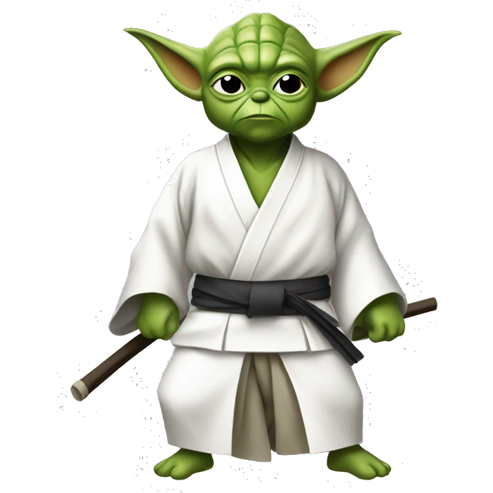 yoda aikido hakama emoji