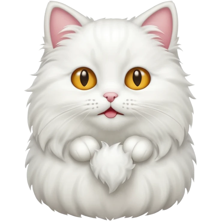 Bubble cat with a penus emoji