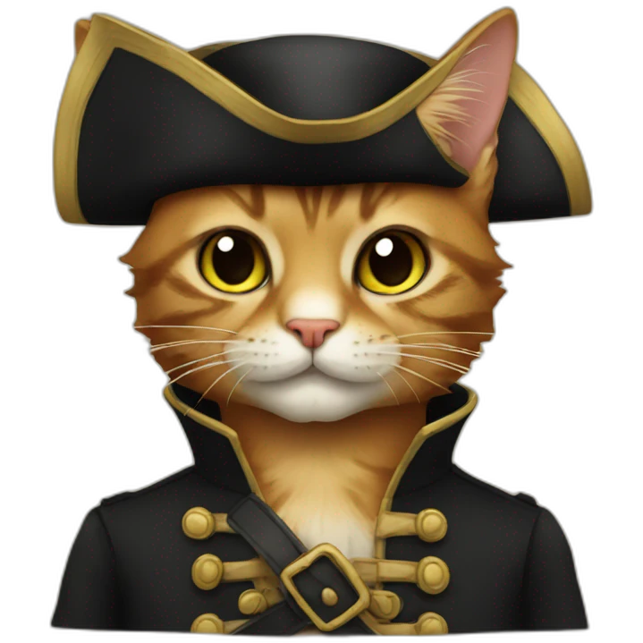 Pirate cat emoji