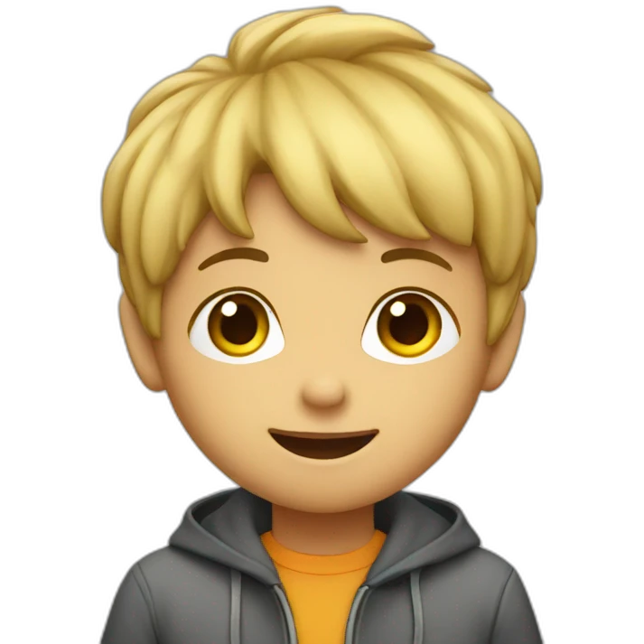 kid learning emoji