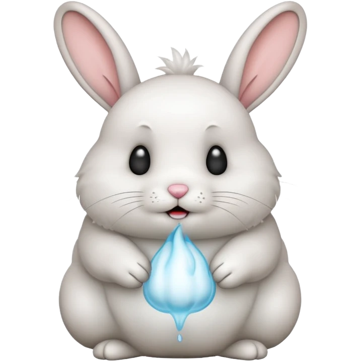 rabbit farting emoji
