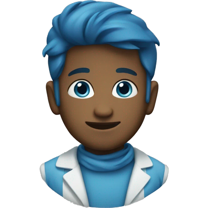 PATEL BLUE HEART emoji