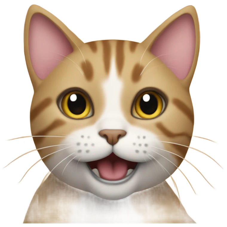 Cat saying LEFS GOOOOO emoji