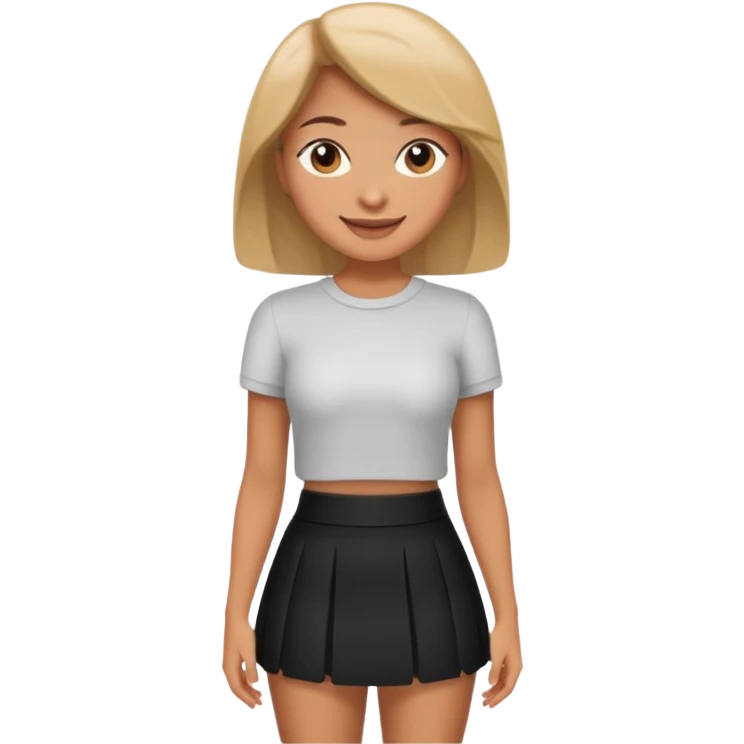 Sexy Mini skirt emoji