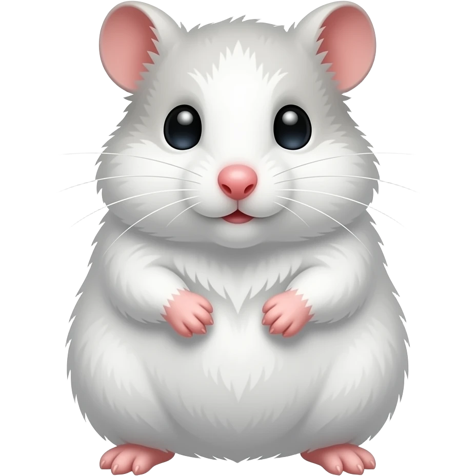 Hamster white emoji