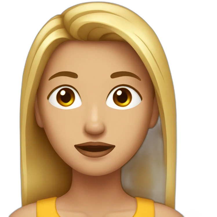 Femme se rase la tête emoji