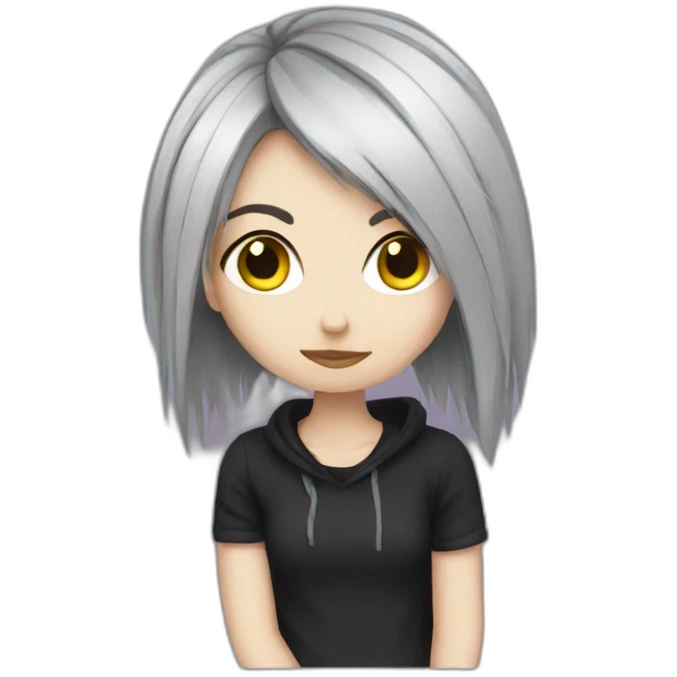 Emo girl emoji