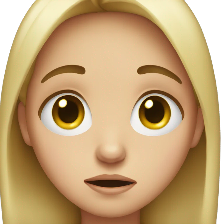 Crying girl  emoji