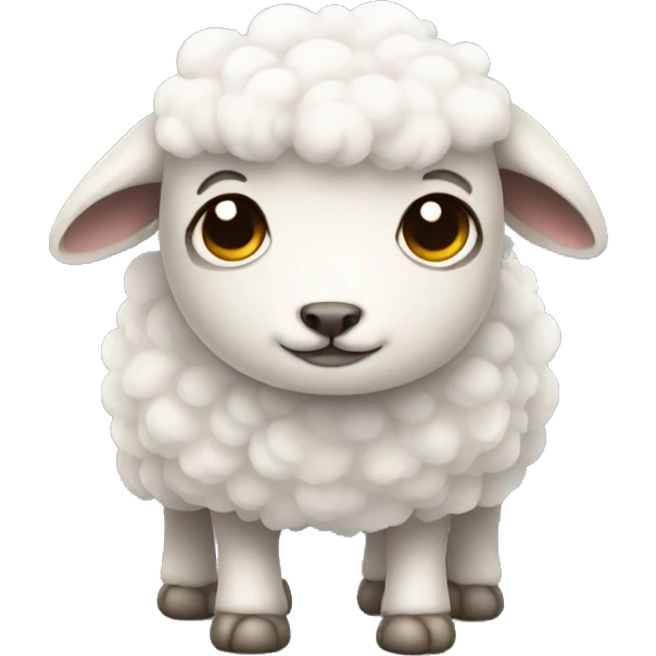 little sheepie with short legs emoji