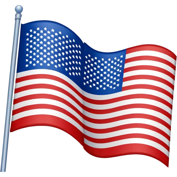 Upside down American flag emoji