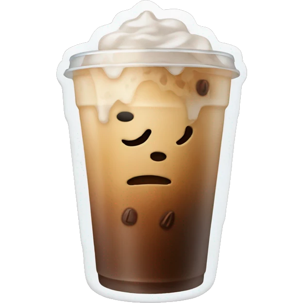 Iced coffee emoji