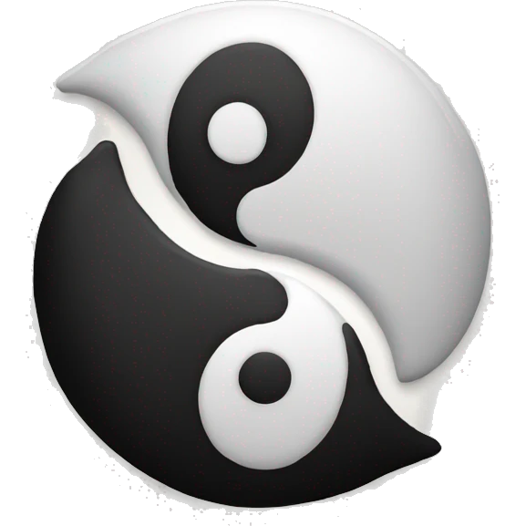 yin yang emoji