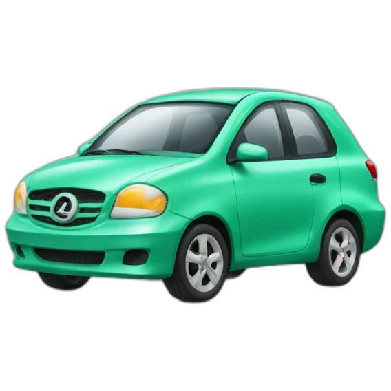 Mobile mint car care emoji