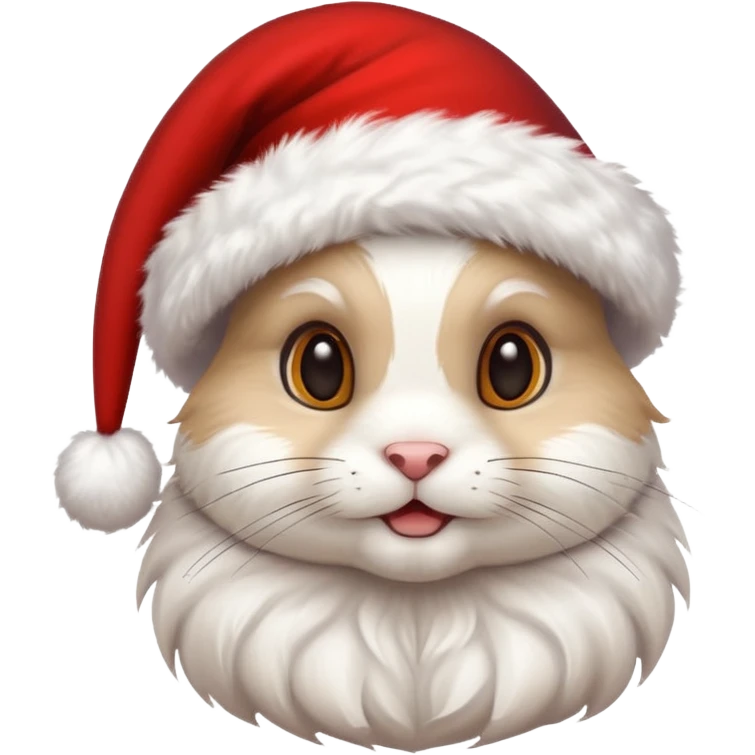 christmas white rabbit emoji