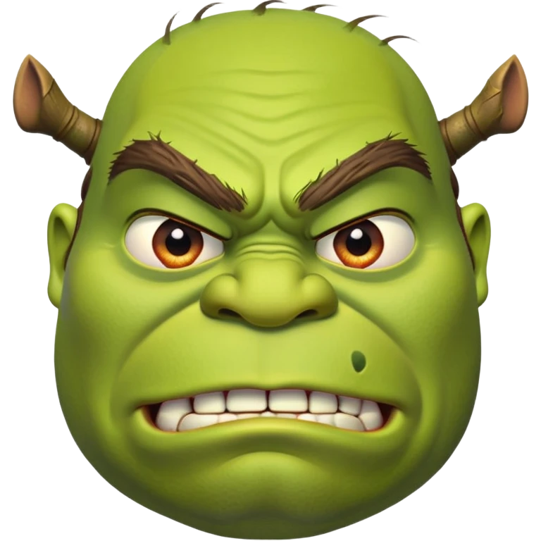 Mad shrek emoji